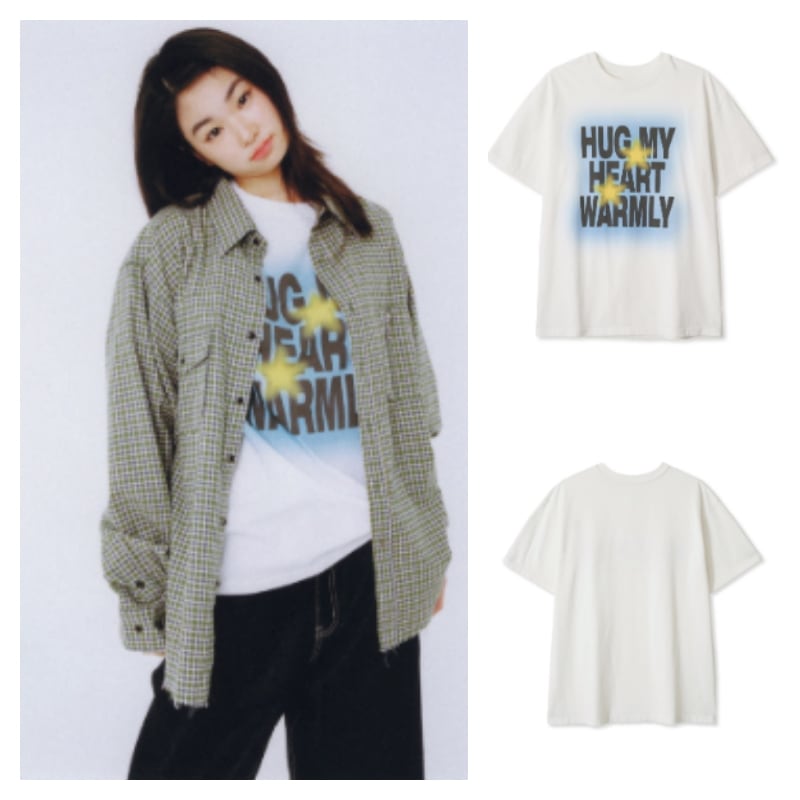 【aeae】 MAKE A WISH T-SHIRTS : WHITE