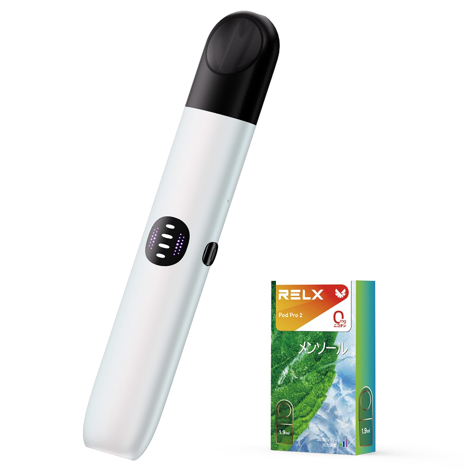 RELX Infinity2 電子タバコ POD 付き リレックス 悦刻 デバイス カートリッジ交換式 べイプ 爆煙 水蒸気タイプ パワー調節機能付き 禁煙サポート 大容量バッテリー 長持ち 短時間充