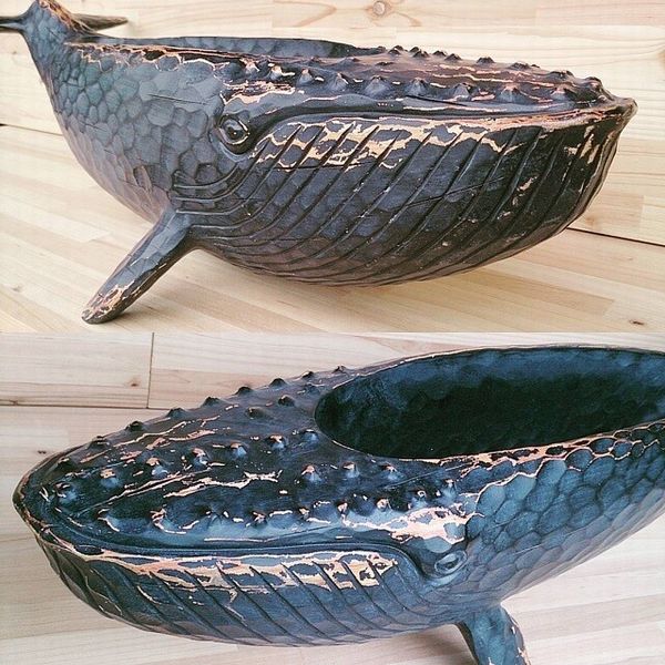 オブジェ 置き物 インテリア雑貨 家具 インテリア 海の生き物シリーズ ザトウクジラ オーナメント