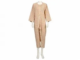 ソフトケアねまき 両開きファスナー スリーシーズン だいだい M 106423