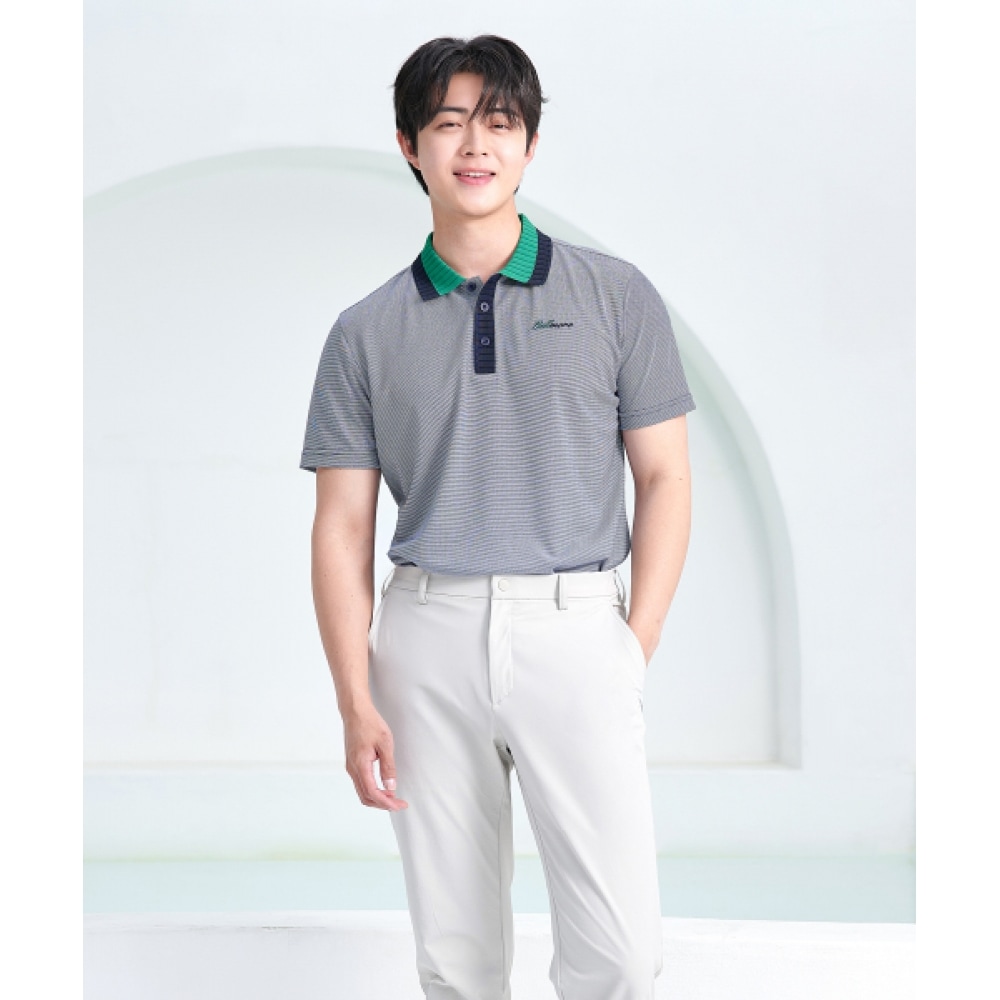 BILTMORE メンズメランジヨーコショートスリーブ Tシャツ