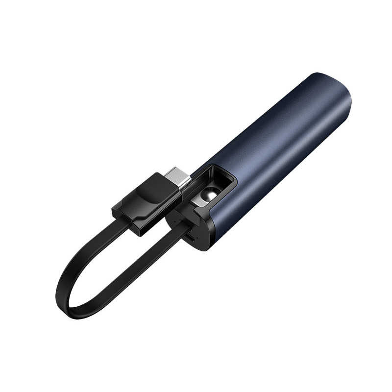 コンピューケースジャパン　小型パワフル容量5000mAh モバイルバッテリー PF50シリーズブルー　JMB-PF50-BL