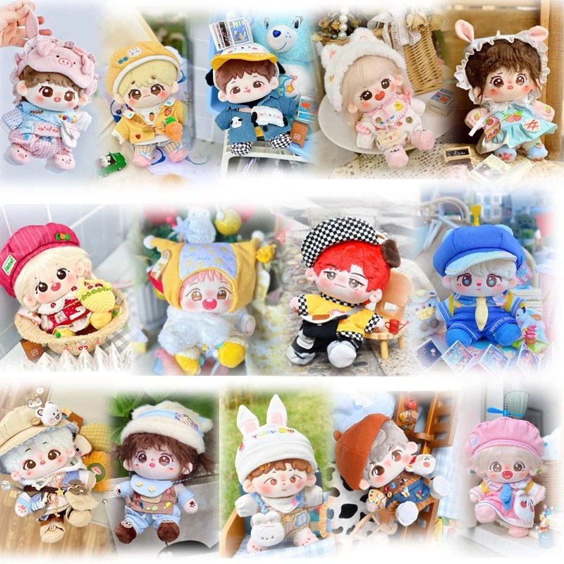 15cm 20cm ミニ洋服 ぬいぐるみ用服 日常服人形韓国ファッションアイドル衣装かわいい 洋服衣装服おきがえ着せ替 4,943円
