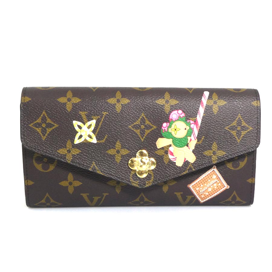 ルイ ヴィトン LOUIS VUITTON 長財布 モノグラム ヴィヴィエンヌ キャンディファクトリー ポルトフォイユ サラNM モノグラムキャンバス ブラウン レディース M12207 h31460