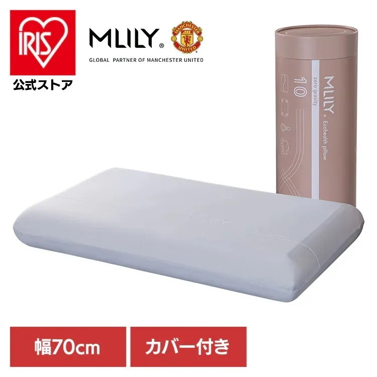 【人気商品】枕 ピロー 快眠枕 安眠枕 寝返り 低反発 洗えるカバー ギフト 横向き寝 仰向け寝 エコヘルスピロー ブルー (B)