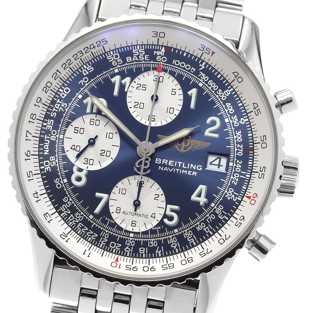 ブライトリング BREITLING A13322 ナビタイマー クロノグラフ デイト 自動巻き メンズ _904829【中古】