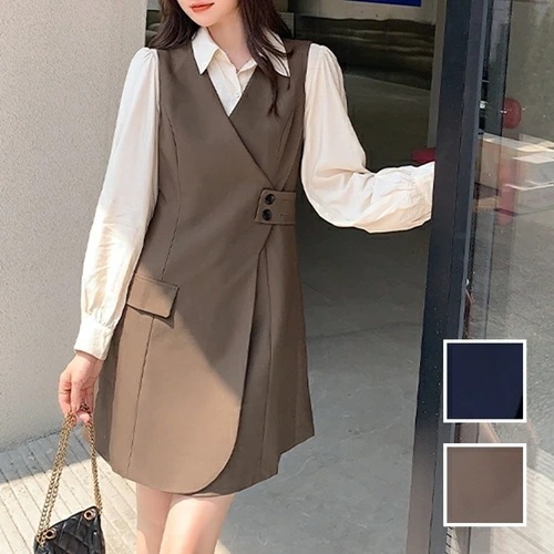 カジュアルセットアップスカートセットアップ 韓国 ファッション レディース 秋 冬 カジュアル コーデ シンプル 定番 セレカジ 20代 30代 40代 2025 ラップ風 ジャンスカ ハイウエ