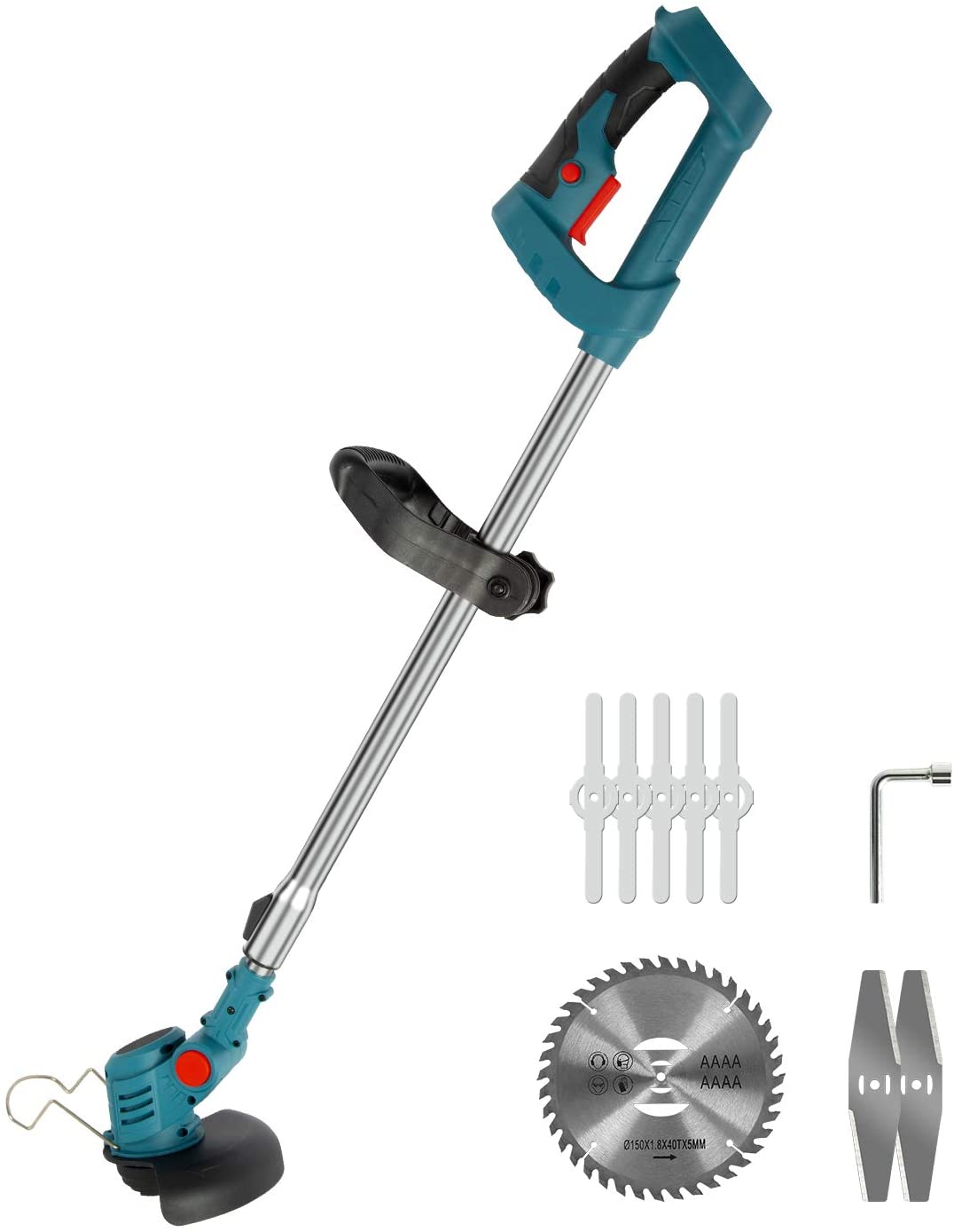 草刈り機 電動刈払機 充電式 マキタ18Vバッテリー互換 伸縮式 コードレス グラストリマー 角度調