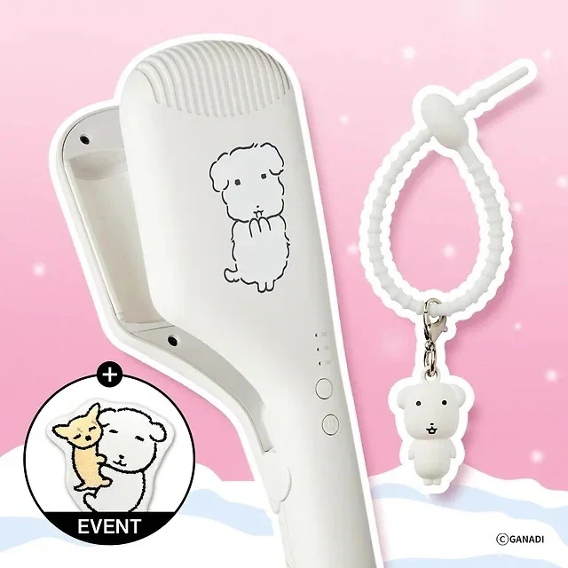 ガナディ x VODANA コンパクトウェーブアイロン 38mm / 가나디 x 보다나 컴팩트 물결고데기 / 公式グッズ GANADI