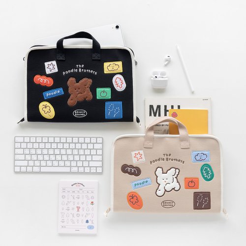 Brunch Brother プードル オープン ノートパソコン ポーチ 13型 5,096円