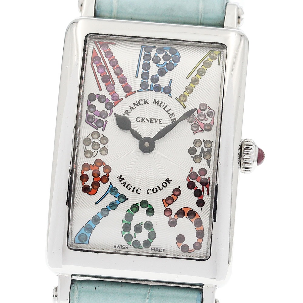フランクミュラー FRANCK MULLER 902QZ ロングアイランド マジックカラー クォーツ レディース _941886【中古】