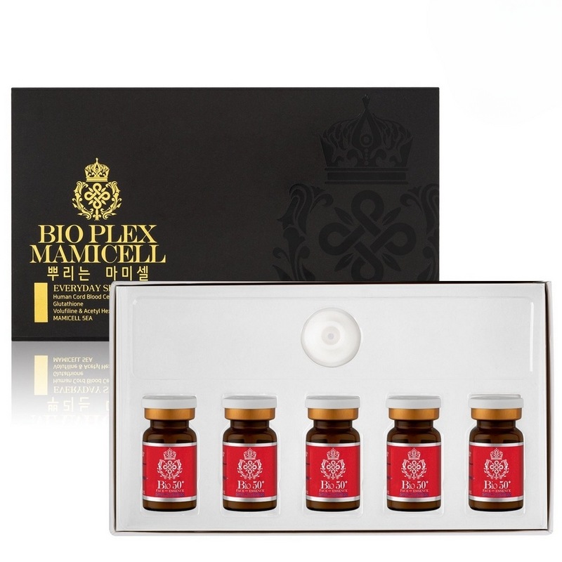 マミセルアンプル50000ppm 6ml 5P人体製大血毛穴美白ステムセル水分細胞培養液幹細胞アンプル化粧品