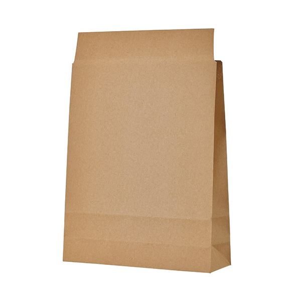 （まとめ） TANOSEE 宅配袋 小 茶封かんテープ付 1パック（100枚） (×2セット)