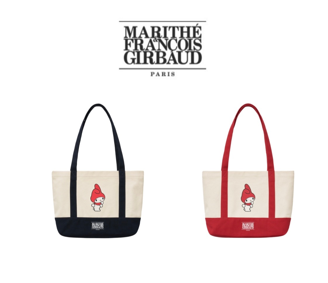 MARITHE X MY MELODY CLASSIC LOGO CANVAS SHOULDER BAG