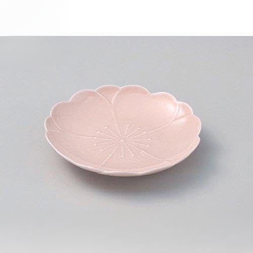 5個セット 取皿(丸） さくら (桃釉)お取皿φ15cm [15 x 2cm] 有田焼 フルーツ皿 和食器 和皿 料亭 旅館 業務用