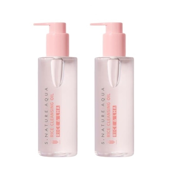 アクアライスクレンジングオイル 200ml+200ml/やさしい米ぬかオイル(1,000ppm)/LHA成分/ウォータリータイプ/すばやい乳化/しっかりと落とす