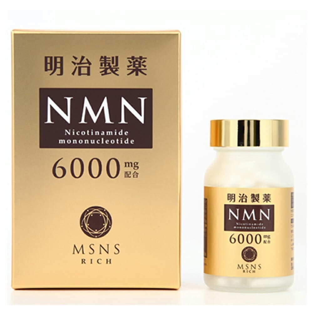 NMN 6000 Rich 30日分 60粒「日本製」ニコチンアミドモノヌクレオチド含有加工食品 疲労回復 健康食品 健康補助食品　4570032330025 OY