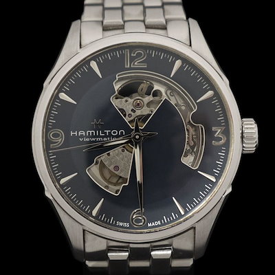 Pre-Owned オートマティック スチール 時計 42MM ジャズマスター オープンハート 156731029 [U]