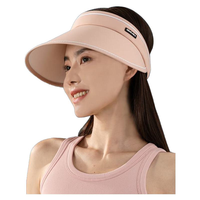 サンバイザー女性の夏の日焼け止め帽子サンバイザー空キャップ屋外紫外線防止サンバイザー