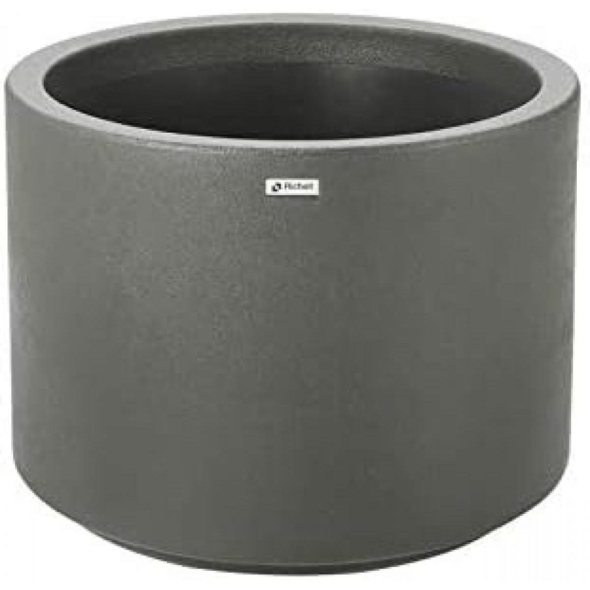 【I】【法人限定】リッチェル タウンプランターWS 丸60型 プレーン ダークグレー 底面給水機能付き 大型プランター 【北海道・沖縄・離島 配送不可】【代引不可/沖縄・離