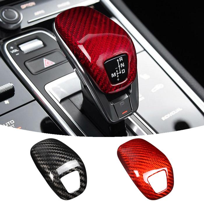 ポルシェ カーボン シフトノブ カバー 971 パナメーラ パナメーラハイブリッド シフトノブカバー カーボンシフトノブ 内装 アクセサリー カスタム パーツ