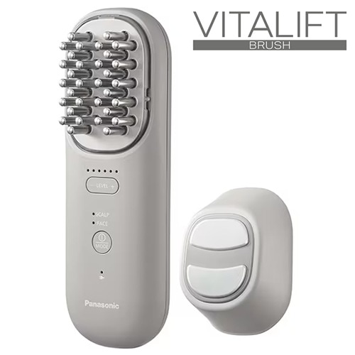 パナソニック【Panasonic】リフトケア美顔器 バイタリフト ブラシ グレージュ EH-SP60-H【頭筋と表情筋に2種類のEMS】