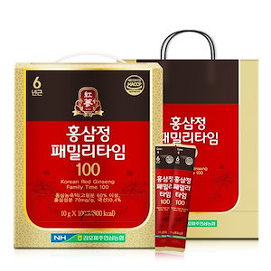 金浦 坡州人参農協 紅参亭 ファミリータイム100 (10gx100包) 家族 健康食品