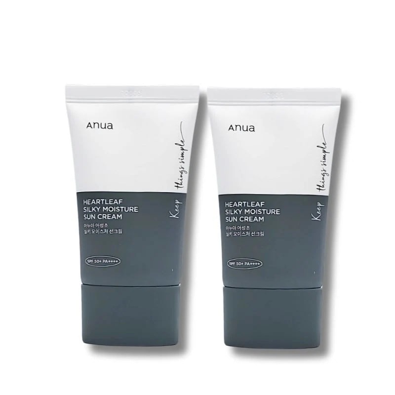 【1+1】 [正規品] ドクダミ シルキー モイスチャー 日焼け止め 50ml*2