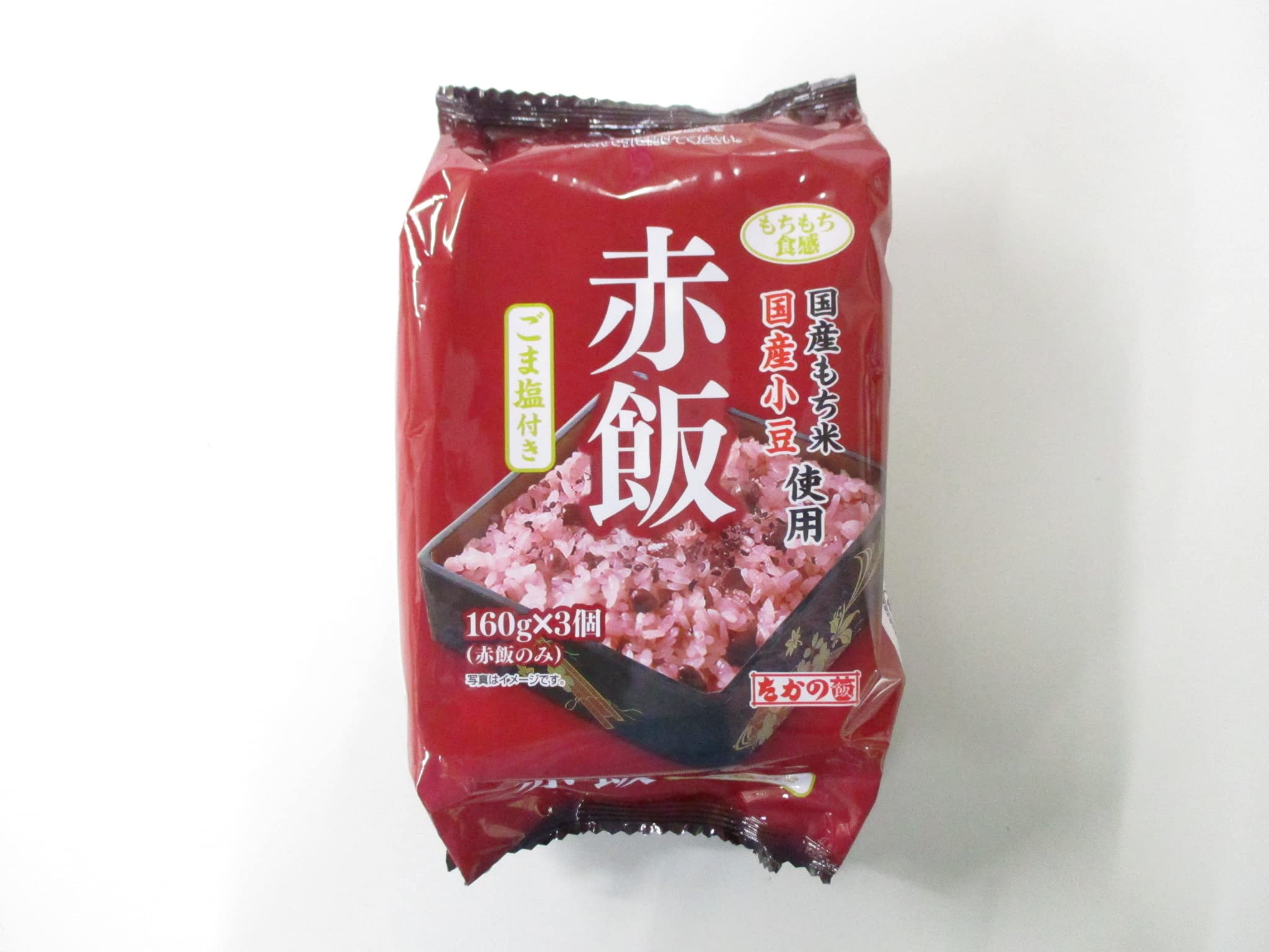 たかの 小豆赤飯 ごま塩付 (160g×3個パック)×8個