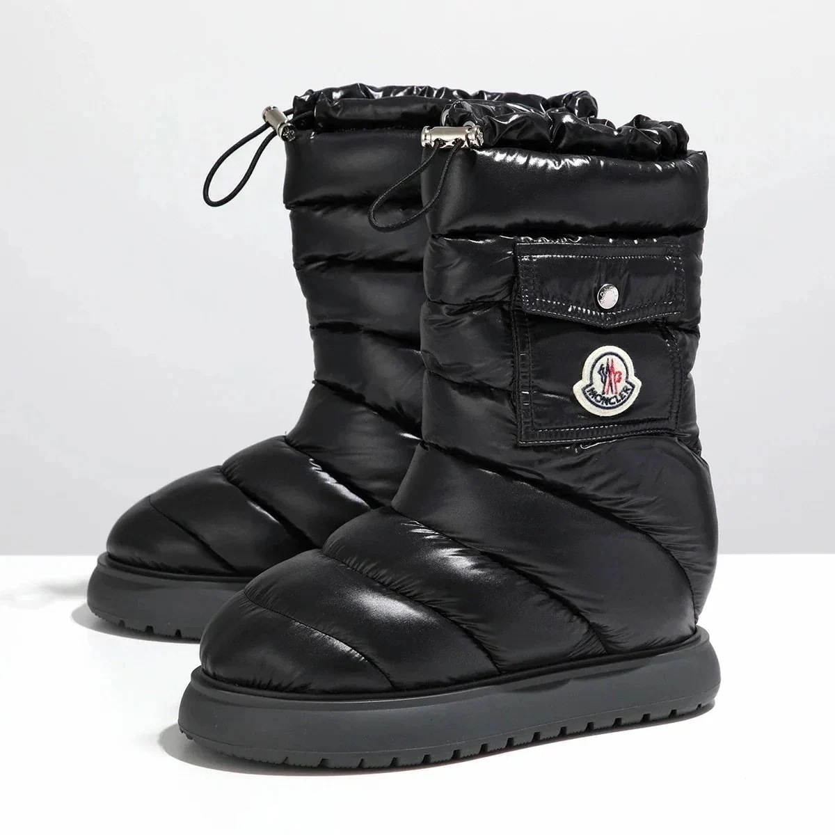 MONCLER モンクレール ブーツ GAIA POCKET MID ガイア ポケット ミッド 4H00120 M2707 レディース ダウン入り アイコンパッ