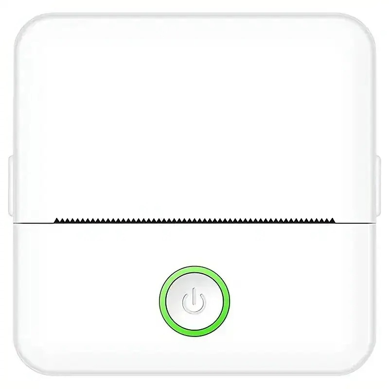 【10点セット】多機能なミニプリンターサーマルインクレスプリンター小型軽量 持ち運び便利 ミニプリンター 写真 文書 メモ ラベル ステッカー 子供用 学校 仕事 家庭 プレゼントオフィス文書の印刷生