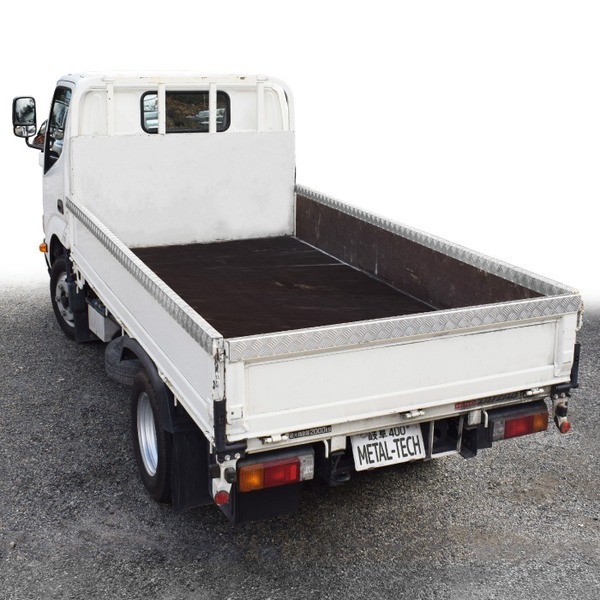 2トラック用 荷台あおり アオリ コの字型カバー 三菱キャンター 日野デュトロ トヨタダイナ アルミ 縞板 車用品 カー用品その他