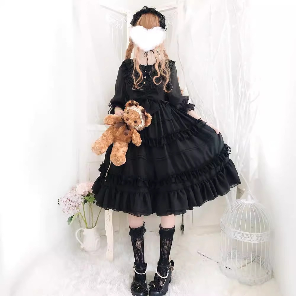 starry Angel Dream Opロリータサマー半袖opドレスロリータドレス