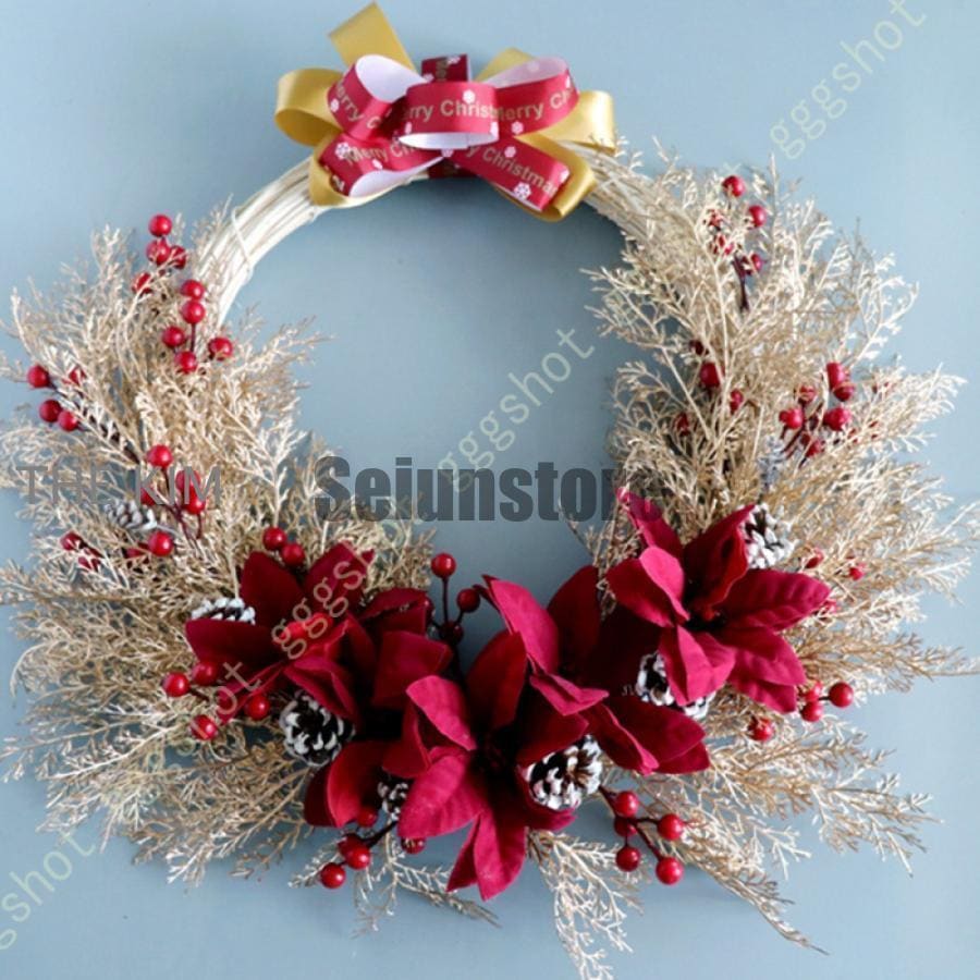 ス ス飾り 玄関ス ドア 窓 オーナメント インテリアの飾りナチュ フラワース 華やか 可愛い ス ーション