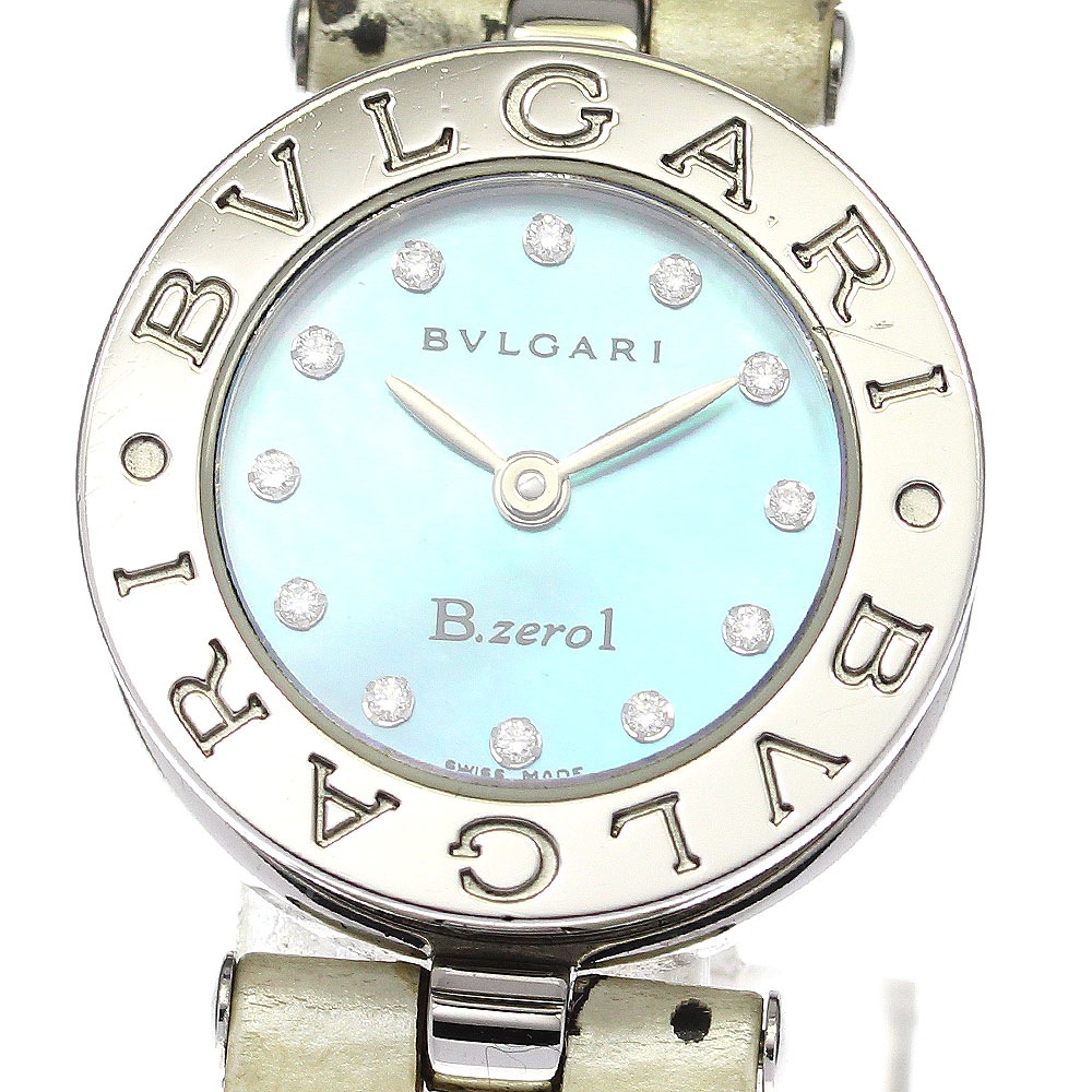 ブルガリ BVLGARI BZ22S B-zero1 12Pダイヤ クォーツ レディース 箱・保証書付き_771688【ev20】【中古】 37,830円