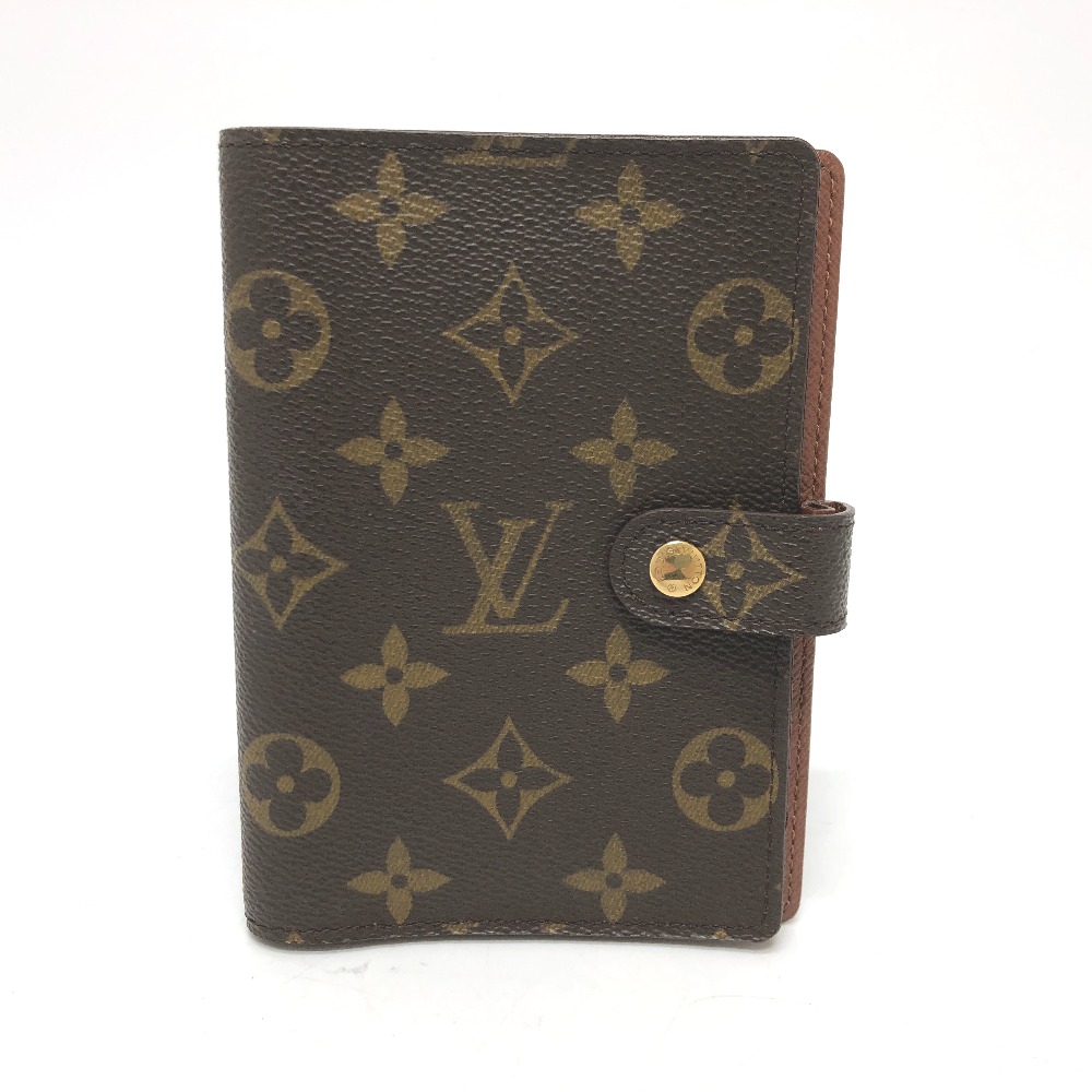 手帳カバー R20005 アジェンダPM モノグラム システム手帳 ケース ステーショナリー 小物 モノグラムキャンバス ゴールド金具 14,652円