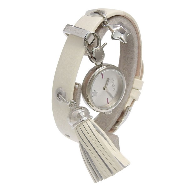 フルラ 腕時計 レディース SS×レザー アイボリー STACY R4251115502 FURLA
