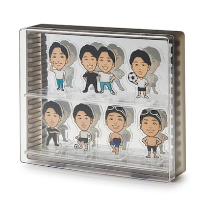 他サイト： 伊勢藤(ISETO) フィギュアケース コレクションケースK606(壁掛けタイプ) クリアブラック 幅36.0×奥行き10.2×高さ31.8cmの商品画像