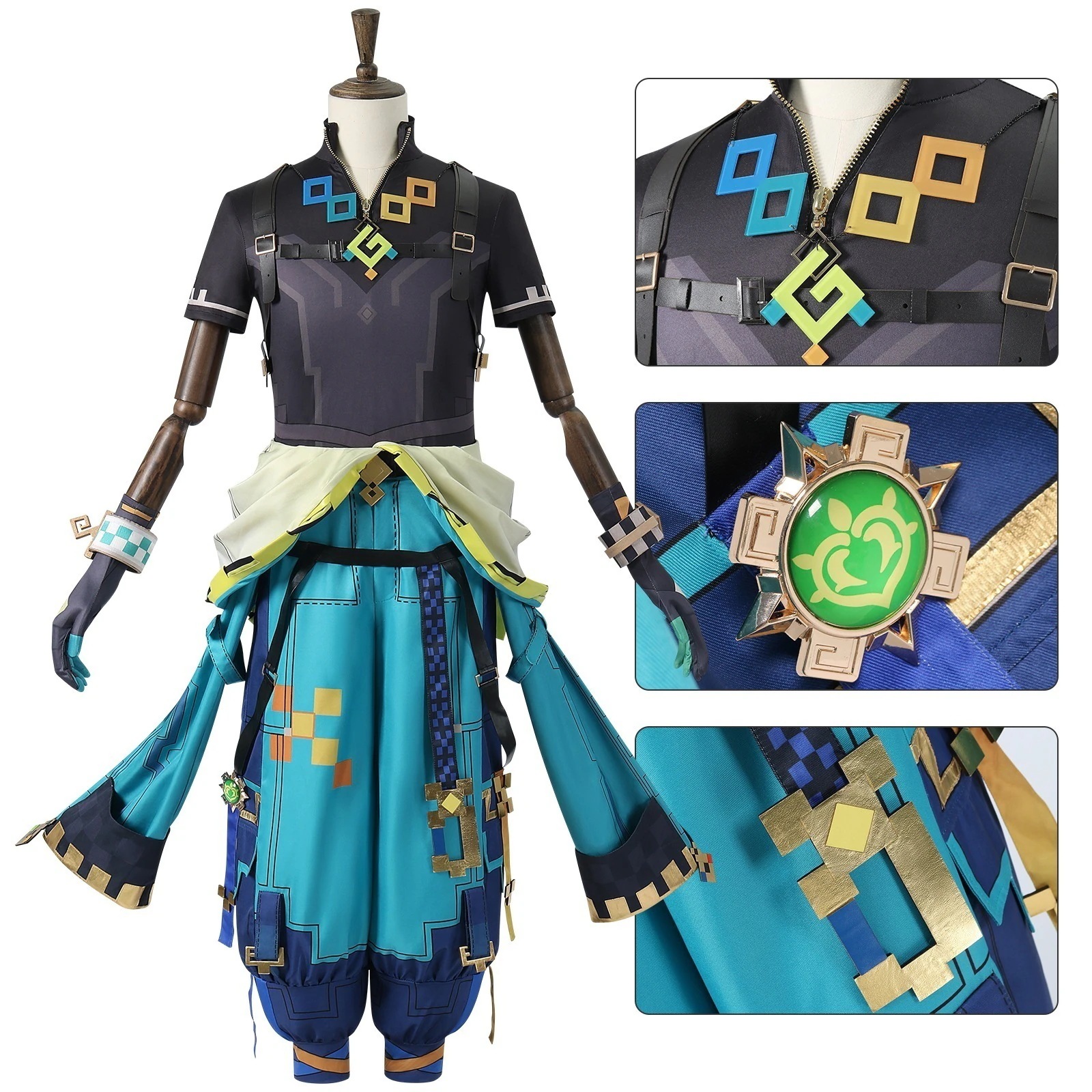 コスプレ 仮装元神cos服ナタ新角キニチコスプレ衣装二次元アニメ衣装 イベント用品