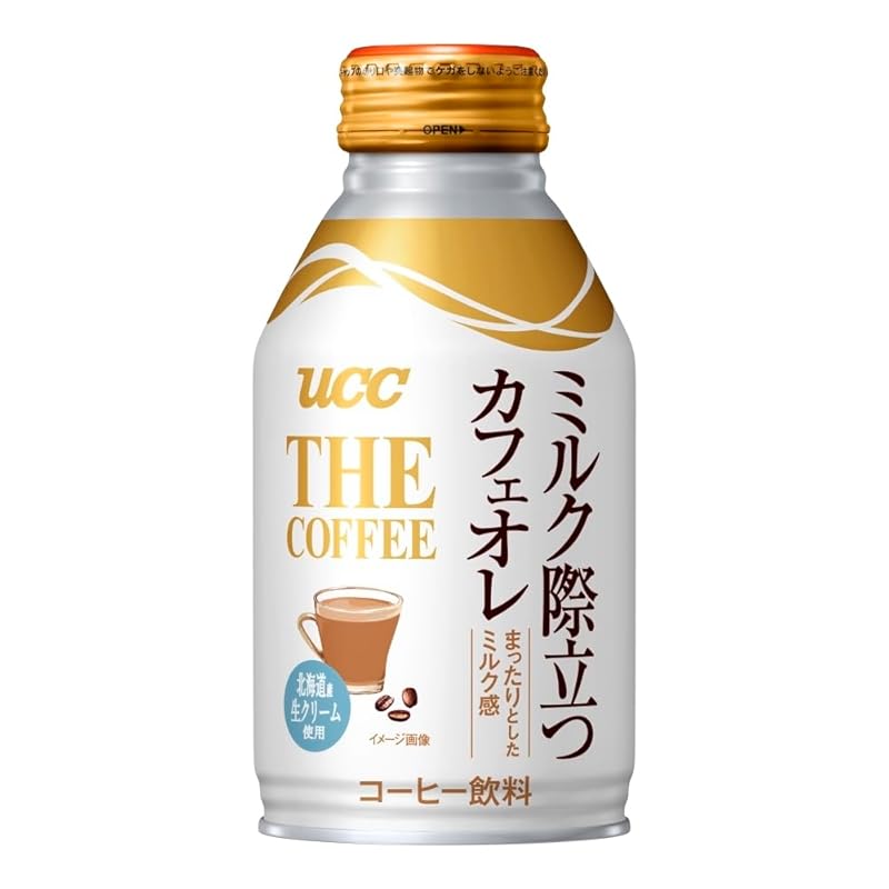 即納：UCC THE COFFEE ミルク際立つカフェオレ 缶コーヒー 260g×24本【ケース】【箱】