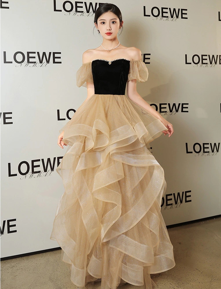 【迅速な出荷】ロングドレス ドレス マキシ丈 花嫁 パーティードレス フォーマル ピアノ ウェディング 上品 大人 演奏会 結婚式 高級