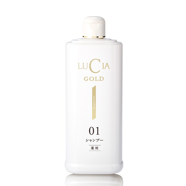 薬用シャンプーゴールド　抜け毛　薄毛　ふけ　かゆみ　頭皮ケア　345ml（約3～4か月分）男女共用