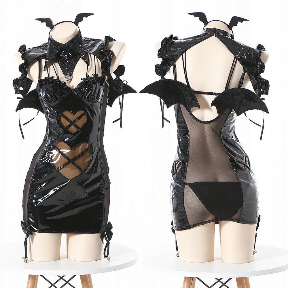 小悪魔 透かし彫り 誘惑 コスプレ セクシーランジェリー ハロウィン