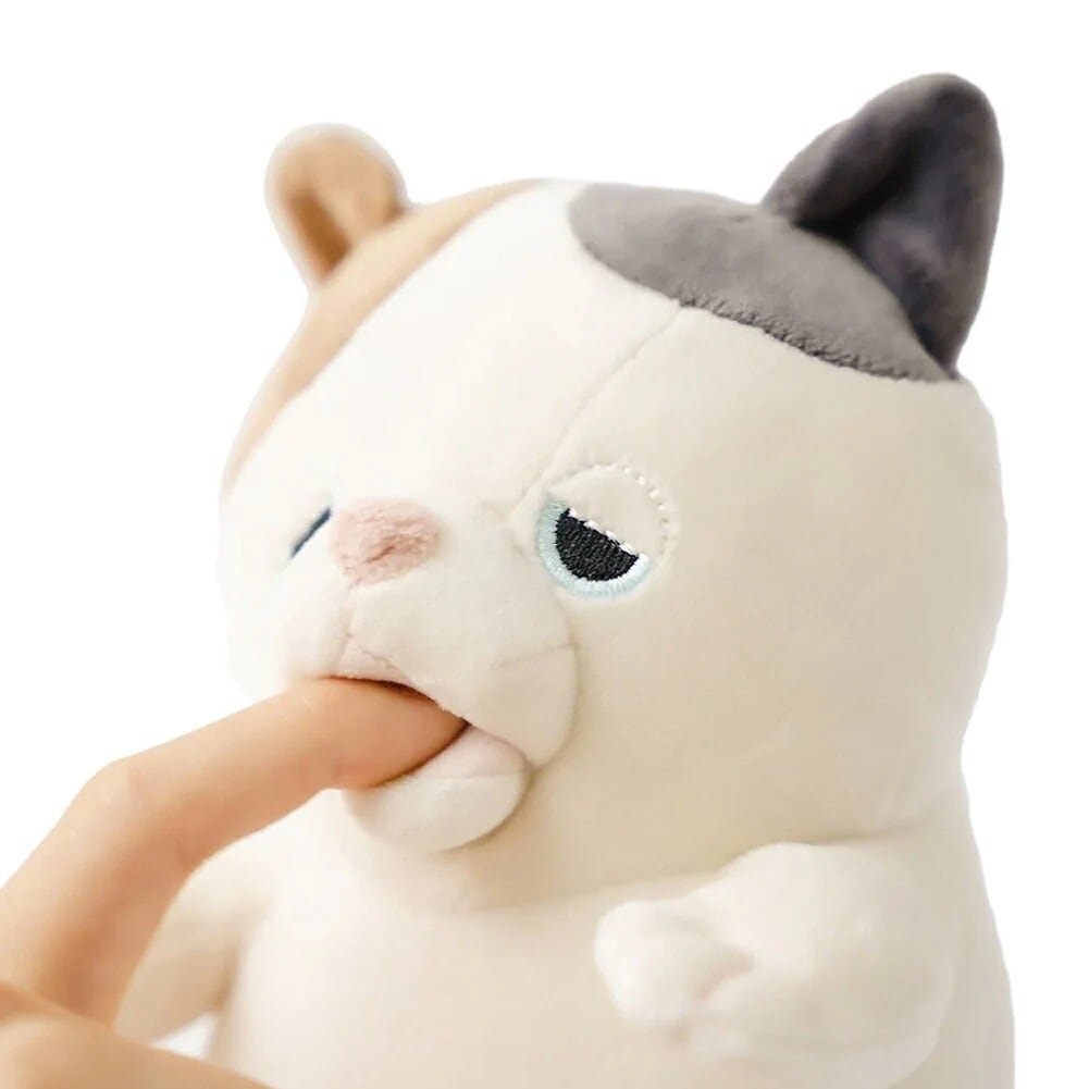 甘噛みハムハム ねむねむアニマルズ 癒し ぬいぐるみ ストレス解消 やみつき体感 ロボット YE-HM001YZ KT