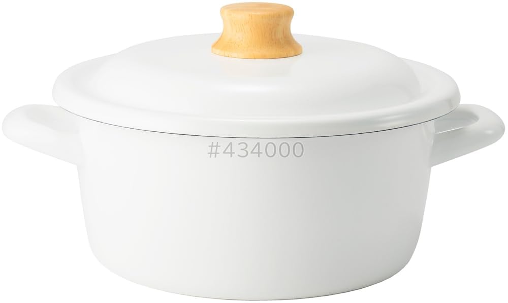 富士ホーロー コットンプラス キャセロール 20cm ホワイト CTP-20W.W