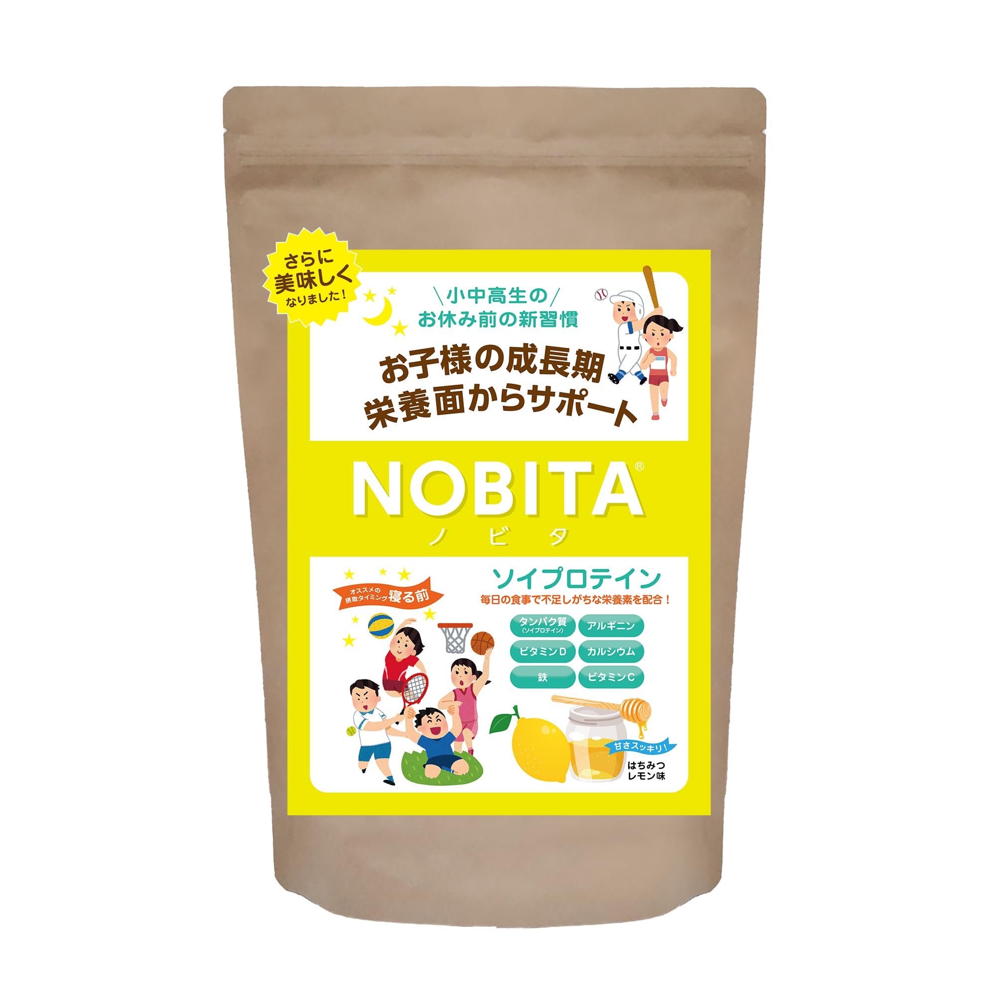 SPAZIO NOBITA(ノビタ) ソイプロテイン FD0002 (はちみつレモン味) 600g