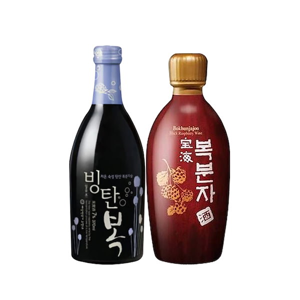 新品BOK BUN JA WINE韓国　覆盆子酒600ml 16% 新品BOK BUN JA WINE韓国 覆盆子酒600ml 16% Korea Myungjak