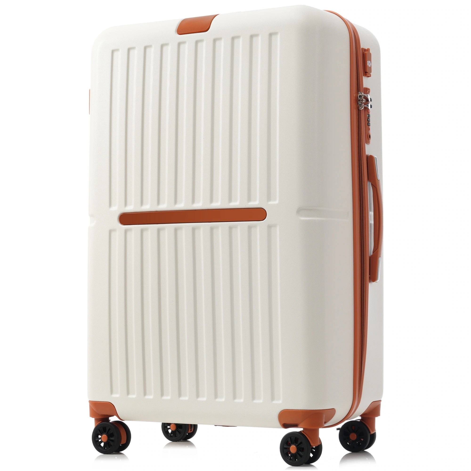 スーツケースMサイズUSBポート付きキャリーケースMサイズストッパー付きカップホルダー付き37大容量超軽量軽いおしゃれかわいいダブルキャスター中型1間保証ファ