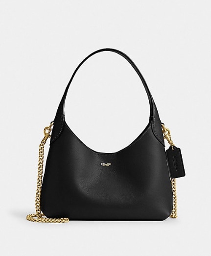 ブルックリン ショルダー バッグ 23 ブラス ブラック CW614