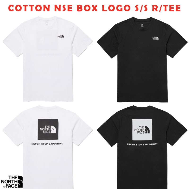 韓国正規品保証 関税負担なし NT7UP43A COTTON NSE BOX LOGO S/S R/TEEデイリー 基本 着装 男子 女子 人気 韓国 ファッション 男女共用 アウトドア 5,504円
